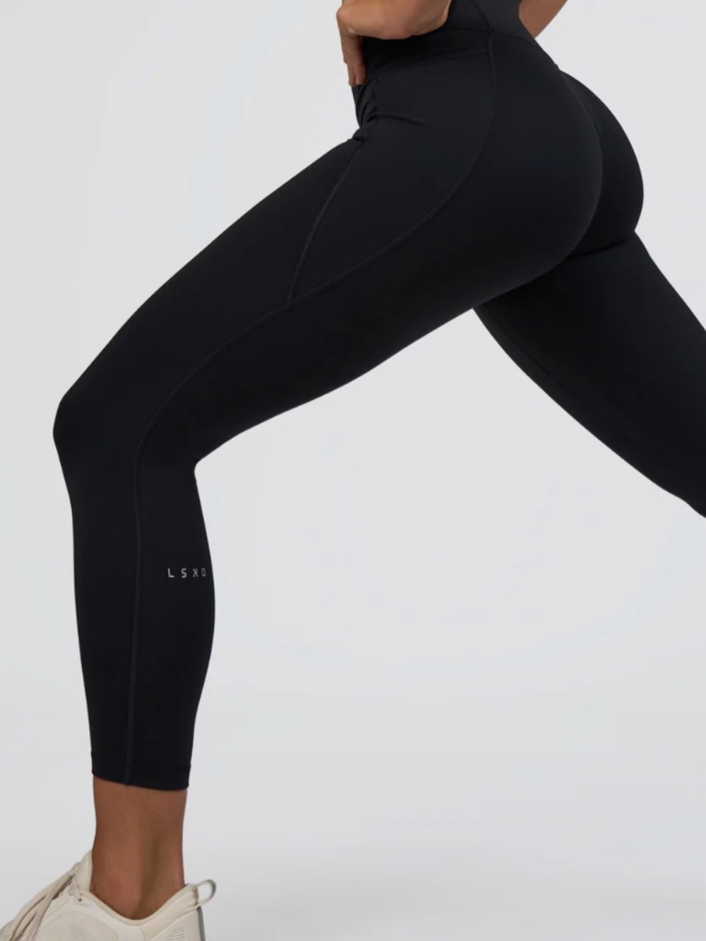 LSKD Fusion Ultra High-Rise 7/8 Pocket Leggings Black S NWT - Picture 9 of 13
